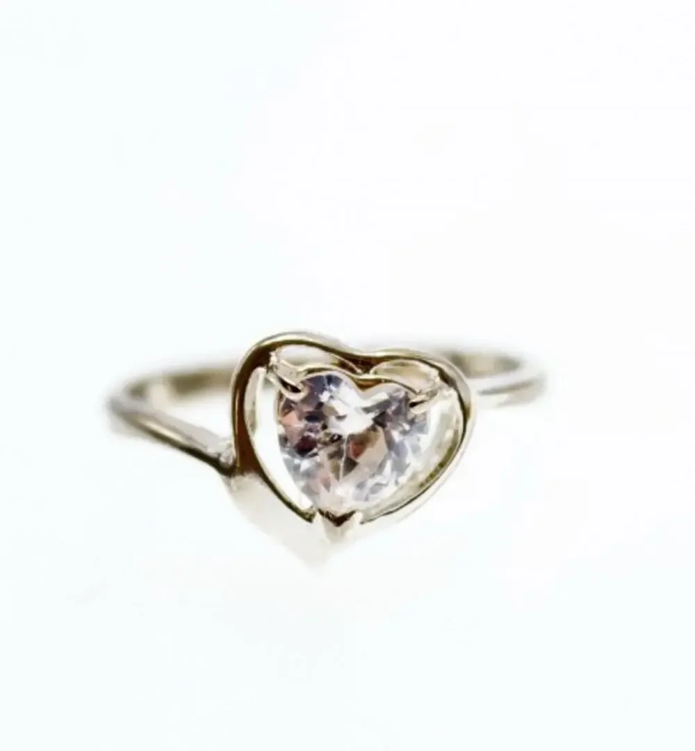 925 Sterling Silver White Topaz 